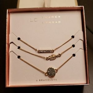 Gift Box with 3 Lauren Conrad bracelets